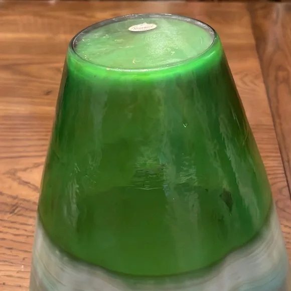 Murano ribbon glass vase‎